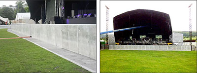 Pit barriers for events