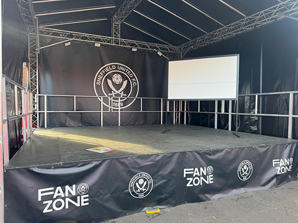 ES34 Mobile Stage in Sheffield