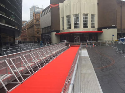 Pit barriers in Manchester