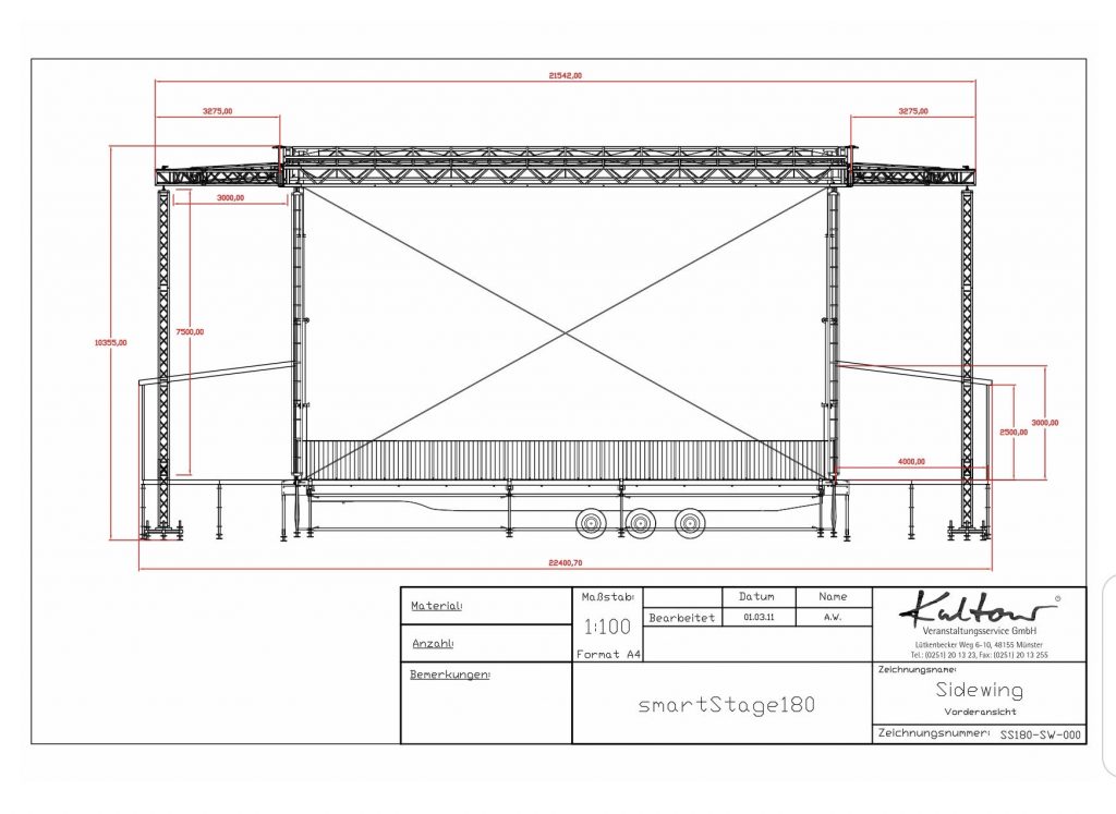 Smartstage 180 dimensions